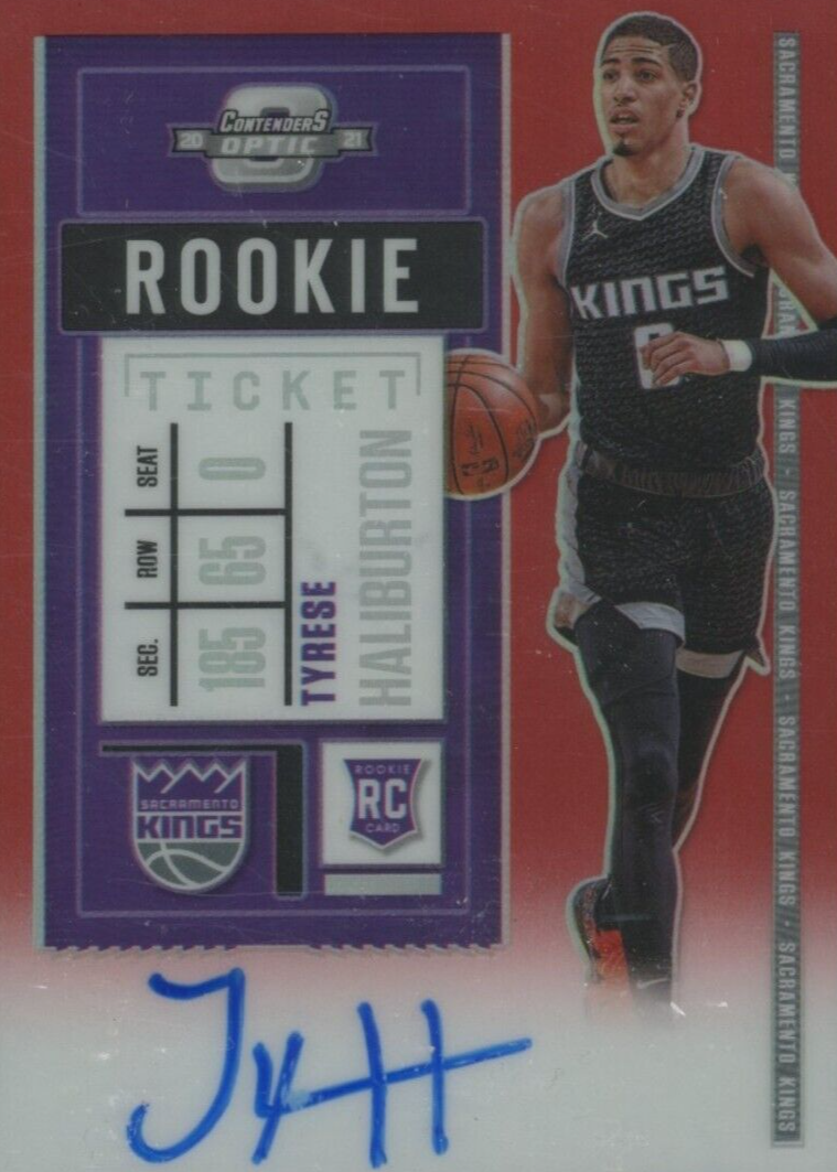 その他 2020 Tre Jones Contenders Auto RC Spurs Red SP Variation Tre Jones AUTO 20-21 Contenders DP Prospect